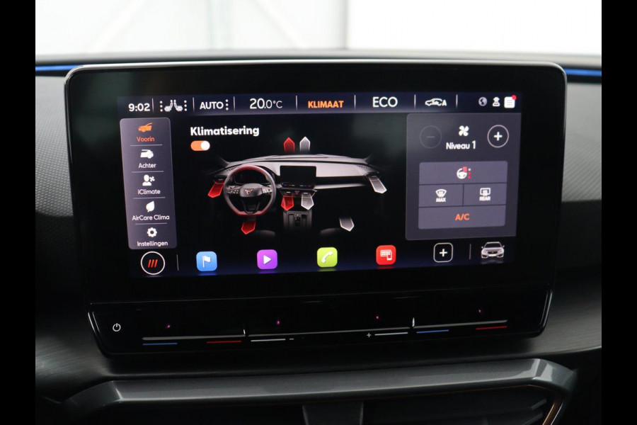 CUPRA Leon 1.4 eHybrid VZ | 245pk | Stoelverwarming | Carplay | Sfeerverlichting | Adaptive cruise | Navigatie | Full LED | Half leder | Stuurverwarming | Camera | Full LED | Keyless | PHEV | Plug In