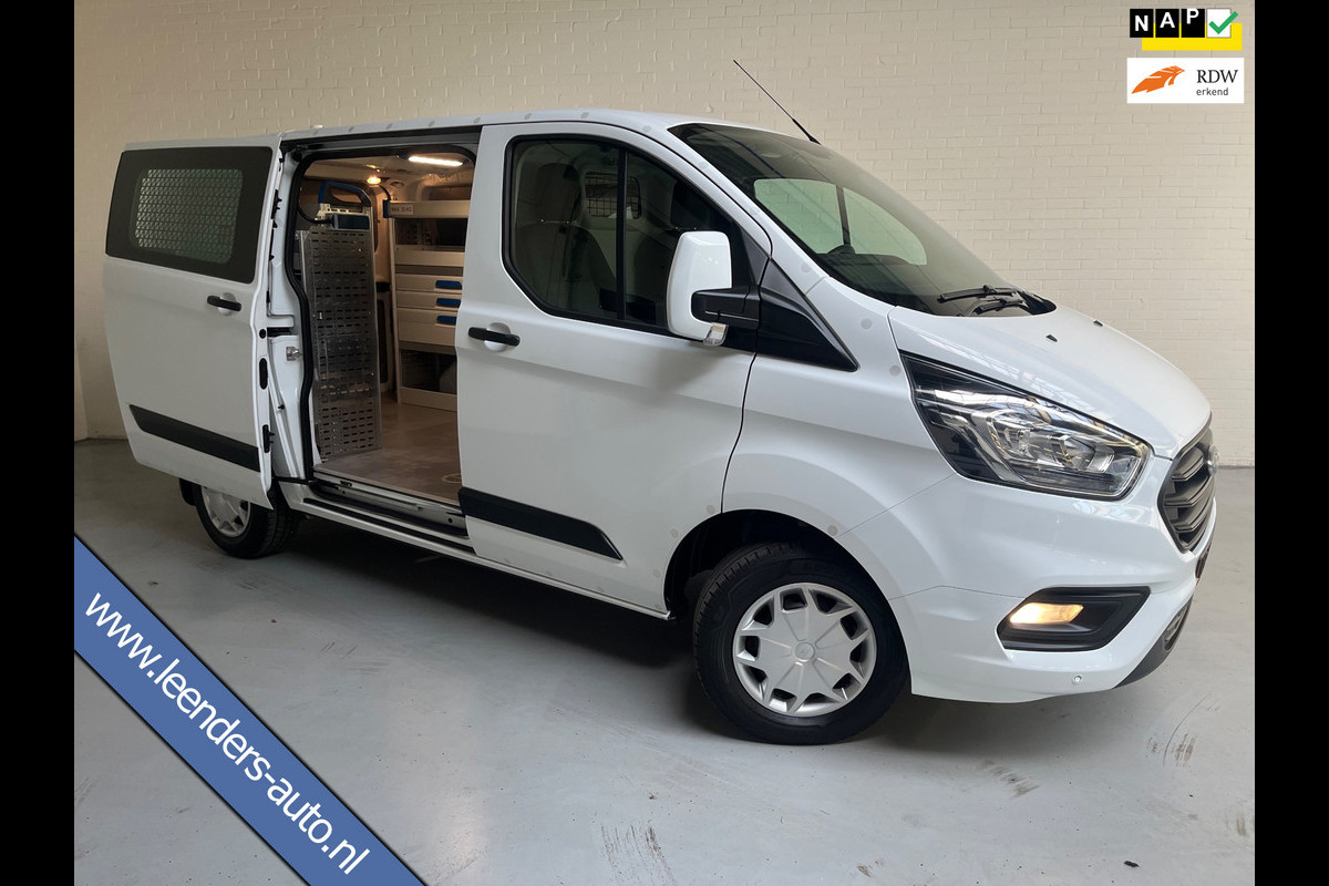 Ford Transit Custom Servicewagen L1H1 300 2.0 TDCI euro6 Trend, Sortimo inrichting, Omvormer V230, Standkachel, RIJKLAARPRIJS!