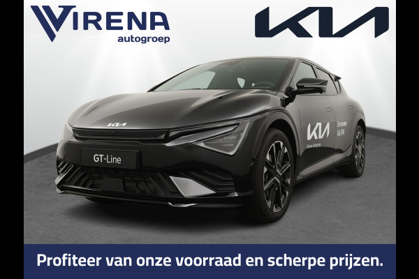 Kia Ev6 GT-Line Business Edition 84 kWh - Stoelverwarming/Ventilatie - GT-Line Design - Led Matrix koplampen - Elektrisch verstelbare voorstoelen met geheugen - Elektrische achterklep - Draadloos Apple Carplay/Android Auto - Fabrieksgarantie tot 10-2033