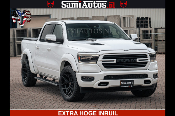 Dodge Ram V8 5.7 402PK | LARAMIE SPORT | Krachtige Hemi | Panorama Dak | 12' Scherm | LPG | Comfortabele Dubbele Cabine met Royale 5 Zitplaatsen | NIEUW EN BPM vrij | Nu Leverbaar uit Voorraad | Nr 2529 - 1277 |