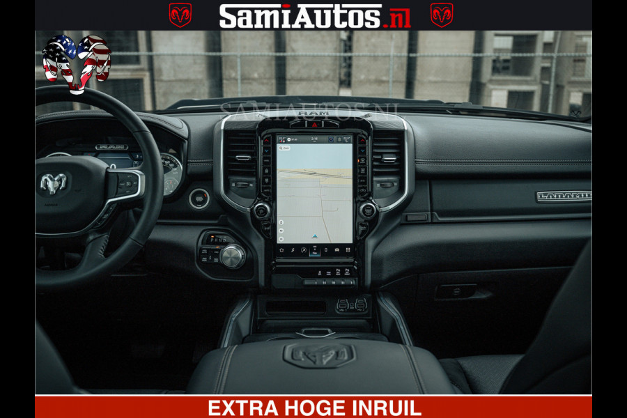 Dodge Ram V8 5.7 402PK | LARAMIE SPORT | Krachtige Hemi | Panorama Dak | 12' Scherm | LPG | Comfortabele Dubbele Cabine met Royale 5 Zitplaatsen | NIEUW EN BPM vrij | Nu Leverbaar uit Voorraad | Nr 2529 - 1277 |