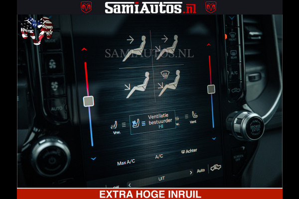 Dodge Ram V8 5.7 402PK | LARAMIE SPORT | Krachtige Hemi | Panorama Dak | 12' Scherm | LPG | Comfortabele Dubbele Cabine met Royale 5 Zitplaatsen | NIEUW EN BPM vrij | Nu Leverbaar uit Voorraad | Nr 2529 - 1277 |