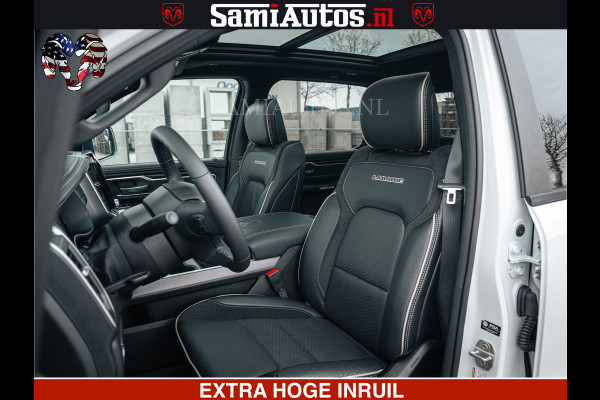 Dodge Ram V8 5.7 402PK | LARAMIE SPORT | Krachtige Hemi | Panorama Dak | 12' Scherm | LPG | Comfortabele Dubbele Cabine met Royale 5 Zitplaatsen | NIEUW EN BPM vrij | Nu Leverbaar uit Voorraad | Nr 2529 - 1277 |