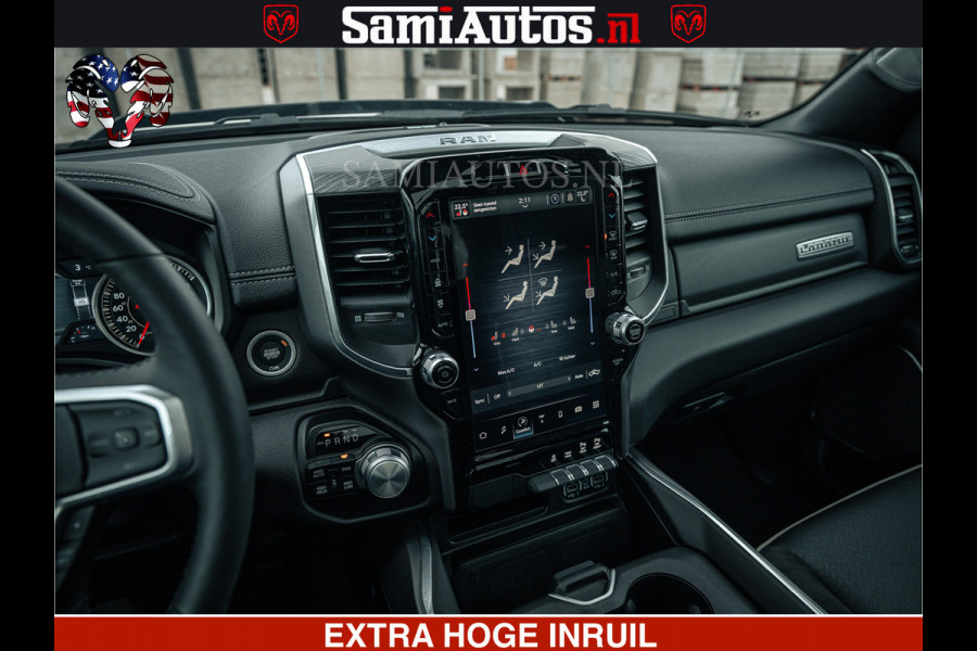 Dodge Ram V8 5.7 402PK | LARAMIE SPORT | Krachtige Hemi | Panorama Dak | 12' Scherm | LPG | Comfortabele Dubbele Cabine met Royale 5 Zitplaatsen | NIEUW EN BPM vrij | Nu Leverbaar uit Voorraad | Nr 2529 - 1277 |
