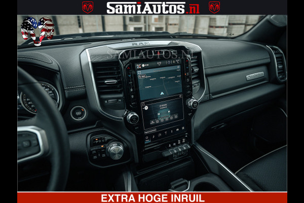 Dodge Ram V8 5.7 402PK | LARAMIE SPORT | Krachtige Hemi | Panorama Dak | 12' Scherm | LPG | Comfortabele Dubbele Cabine met Royale 5 Zitplaatsen | NIEUW EN BPM vrij | Nu Leverbaar uit Voorraad | Nr 2529 - 1277 |