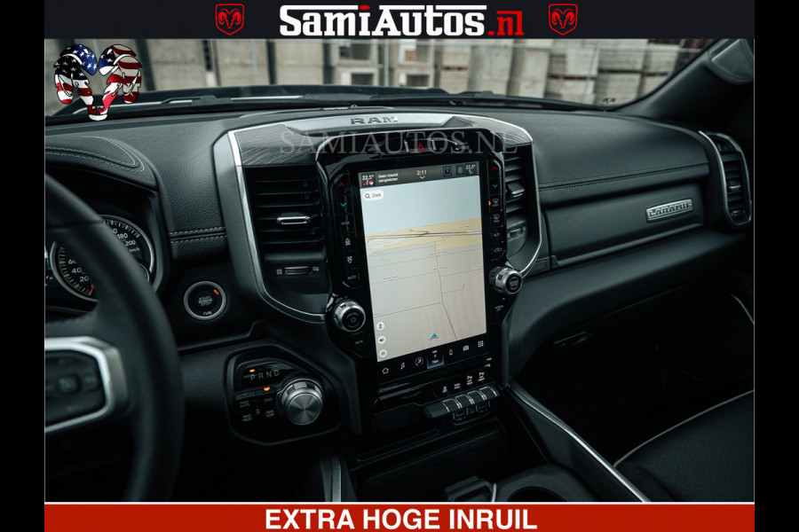 Dodge Ram V8 5.7 402PK | LARAMIE SPORT | Krachtige Hemi | Panorama Dak | 12' Scherm | LPG | Comfortabele Dubbele Cabine met Royale 5 Zitplaatsen | NIEUW EN BPM vrij | Nu Leverbaar uit Voorraad | Nr 2529 - 1277 |