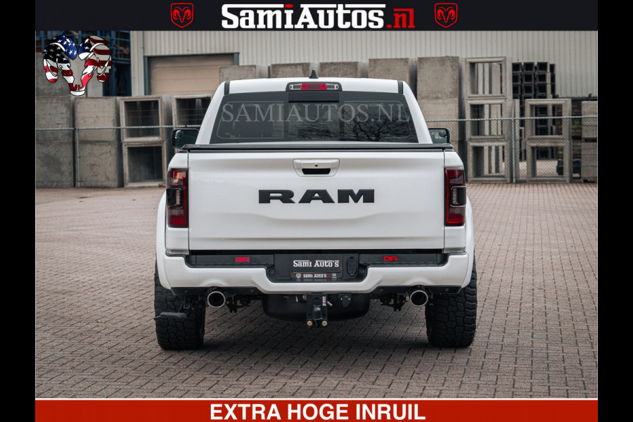 Dodge Ram V8 5.7 402PK | LARAMIE SPORT | Krachtige Hemi | Panorama Dak | 12' Scherm | LPG | Comfortabele Dubbele Cabine met Royale 5 Zitplaatsen | NIEUW EN BPM vrij | Nu Leverbaar uit Voorraad | Nr 2529 - 1277 |