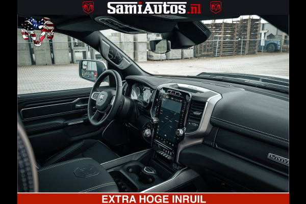 Dodge Ram V8 5.7 402PK | LARAMIE SPORT | Krachtige Hemi | Panorama Dak | 12' Scherm | LPG | Comfortabele Dubbele Cabine met Royale 5 Zitplaatsen | NIEUW EN BPM vrij | Nu Leverbaar uit Voorraad | Nr 2529 - 1277 |