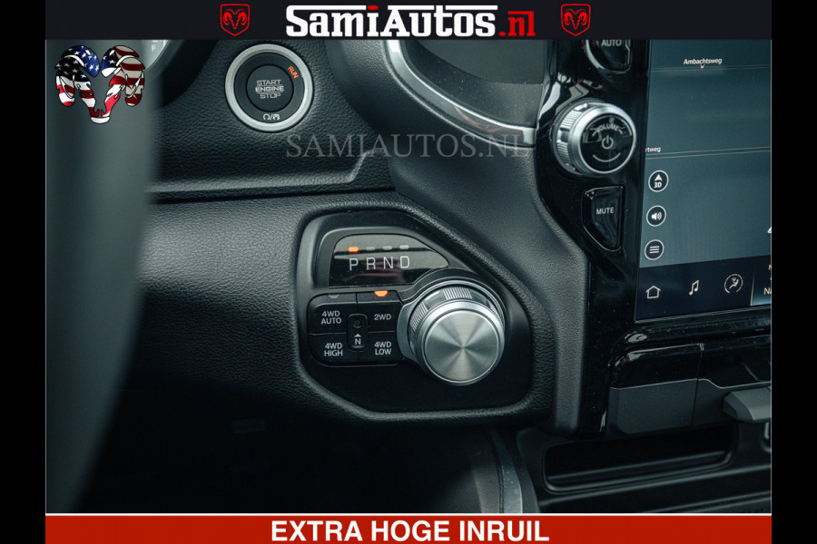 Dodge Ram V8 5.7 402PK | LARAMIE SPORT | Krachtige Hemi | Panorama Dak | 12' Scherm | LPG | Comfortabele Dubbele Cabine met Royale 5 Zitplaatsen | NIEUW EN BPM vrij | Nu Leverbaar uit Voorraad | Nr 2529 - 1277 |