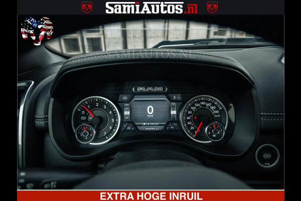 Dodge Ram V8 5.7 402PK | LARAMIE SPORT | Krachtige Hemi | Panorama Dak | 12' Scherm | LPG | Comfortabele Dubbele Cabine met Royale 5 Zitplaatsen | NIEUW EN BPM vrij | Nu Leverbaar uit Voorraad | Nr 2529 - 1277 |