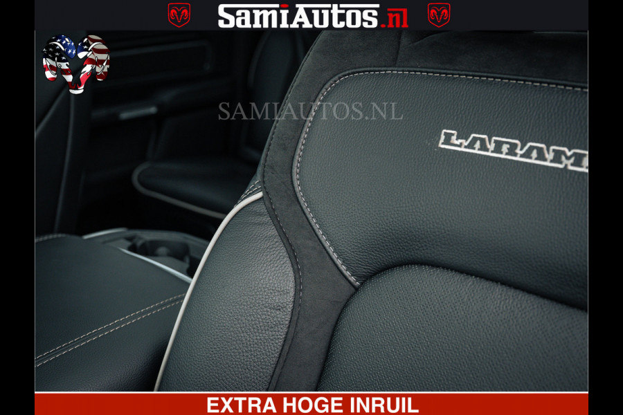 Dodge Ram V8 5.7 402PK | LARAMIE SPORT | Krachtige Hemi | Panorama Dak | 12' Scherm | LPG | Comfortabele Dubbele Cabine met Royale 5 Zitplaatsen | NIEUW EN BPM vrij | Nu Leverbaar uit Voorraad | Nr 2529 - 1277 |