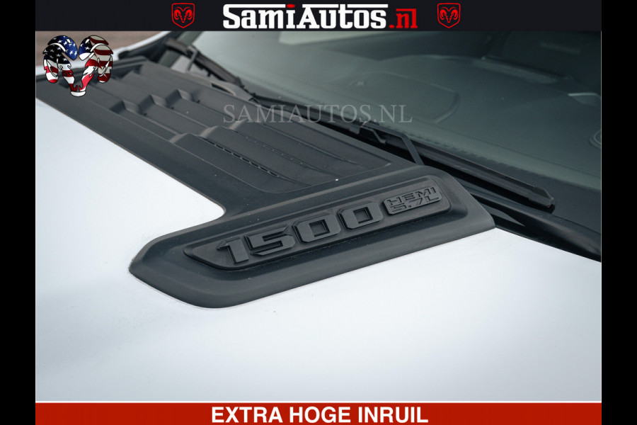 Dodge Ram V8 5.7 402PK | LARAMIE SPORT | Krachtige Hemi | Panorama Dak | 12' Scherm | LPG | Comfortabele Dubbele Cabine met Royale 5 Zitplaatsen | NIEUW EN BPM vrij | Nu Leverbaar uit Voorraad | Nr 2529 - 1277 |