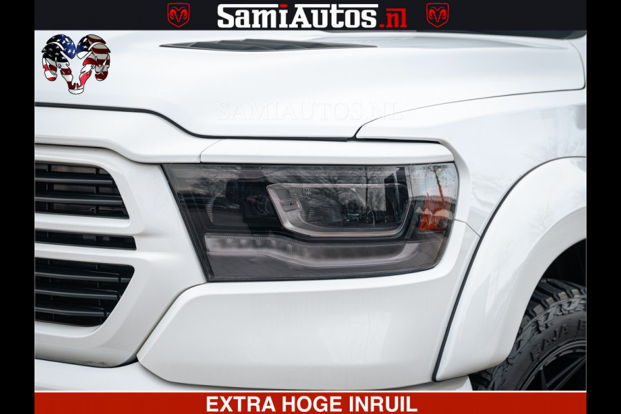 Dodge Ram V8 5.7 402PK | LARAMIE SPORT | Krachtige Hemi | Panorama Dak | 12' Scherm | LPG | Comfortabele Dubbele Cabine met Royale 5 Zitplaatsen | NIEUW EN BPM vrij | Nu Leverbaar uit Voorraad | Nr 2529 - 1277 |
