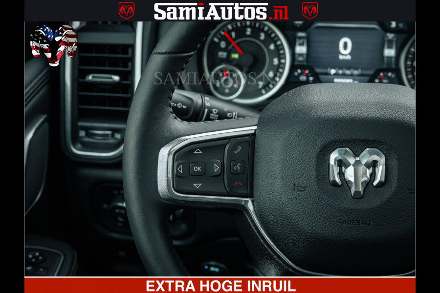 Dodge Ram V8 5.7 402PK | LARAMIE SPORT | Krachtige Hemi | Panorama Dak | 12' Scherm | LPG | Comfortabele Dubbele Cabine met Royale 5 Zitplaatsen | NIEUW EN BPM vrij | Nu Leverbaar uit Voorraad | Nr 2529 - 1277 |