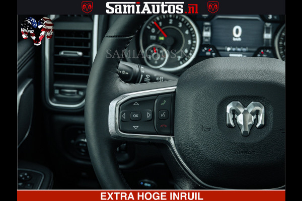 Dodge Ram V8 5.7 402PK | LARAMIE SPORT | Krachtige Hemi | Panorama Dak | 12' Scherm | LPG | Comfortabele Dubbele Cabine met Royale 5 Zitplaatsen | NIEUW EN BPM vrij | Nu Leverbaar uit Voorraad | Nr 2529 - 1277 |