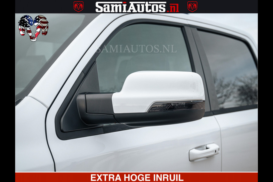 Dodge Ram V8 5.7 402PK | LARAMIE SPORT | Krachtige Hemi | Panorama Dak | 12' Scherm | LPG | Comfortabele Dubbele Cabine met Royale 5 Zitplaatsen | NIEUW EN BPM vrij | Nu Leverbaar uit Voorraad | Nr 2529 - 1277 |
