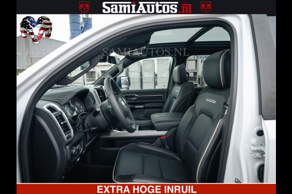 Dodge Ram V8 5.7 402PK | LARAMIE SPORT | Krachtige Hemi | Panorama Dak | 12' Scherm | LPG | Comfortabele Dubbele Cabine met Royale 5 Zitplaatsen | NIEUW EN BPM vrij | Nu Leverbaar uit Voorraad | Nr 2529 - 1277 |