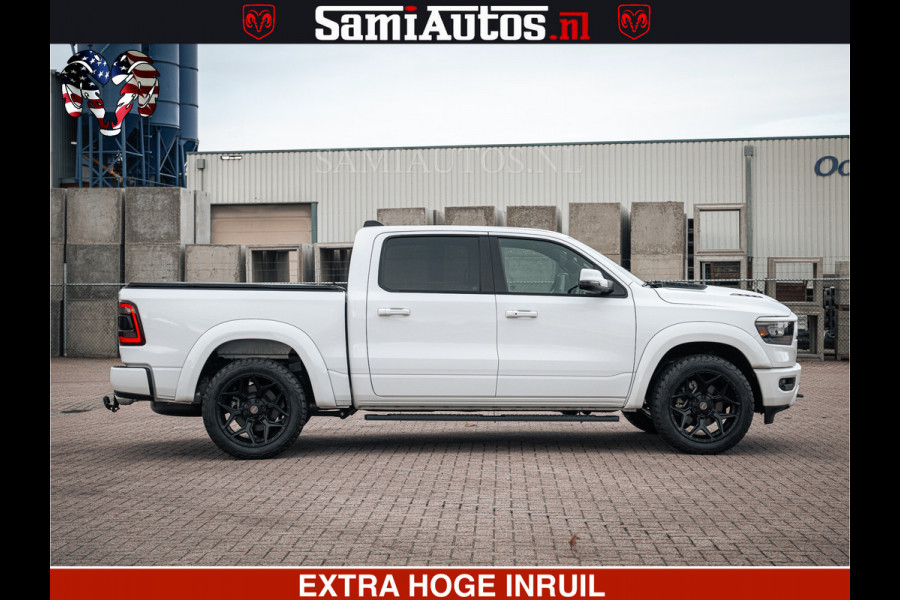 Dodge Ram V8 5.7 402PK | LARAMIE SPORT | Krachtige Hemi | Panorama Dak | 12' Scherm | LPG | Comfortabele Dubbele Cabine met Royale 5 Zitplaatsen | NIEUW EN BPM vrij | Nu Leverbaar uit Voorraad | Nr 2529 - 1277 |