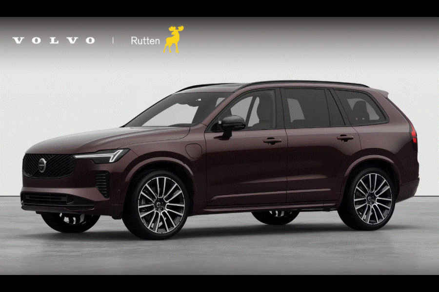 Volvo XC90 T8 455PK Automaat Plug-in Hybrid AWD Ultra Dark / Luchtvering / Bowers & Wilkins / 360 Camera / Head Up Display / Gelamineerde Ramen / 22'' Velgen /