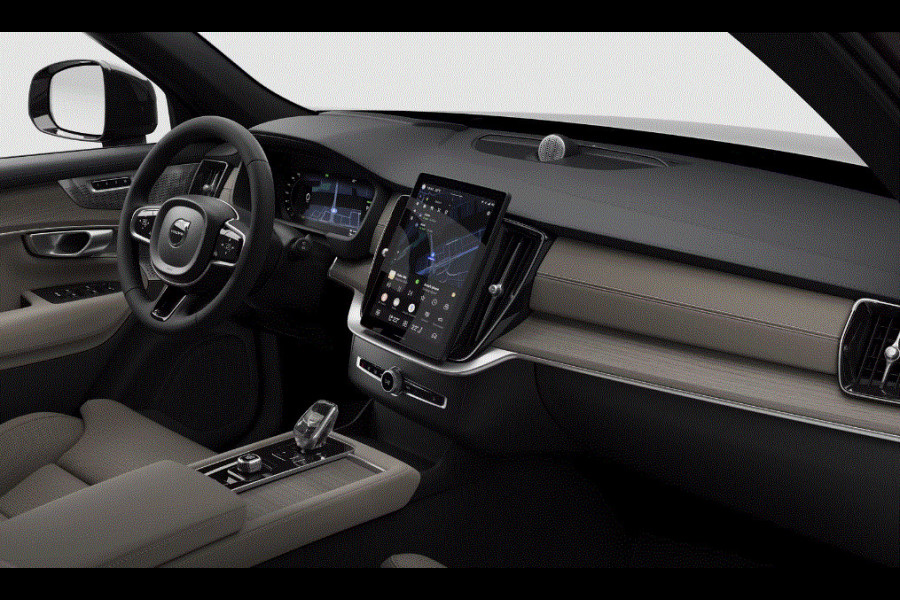 Volvo XC90 T8 455PK Automaat Plug-in Hybrid AWD Ultra Dark / Luchtvering / Bowers & Wilkins / 360 Camera / Head Up Display / Gelamineerde Ramen / 22'' Velgen /