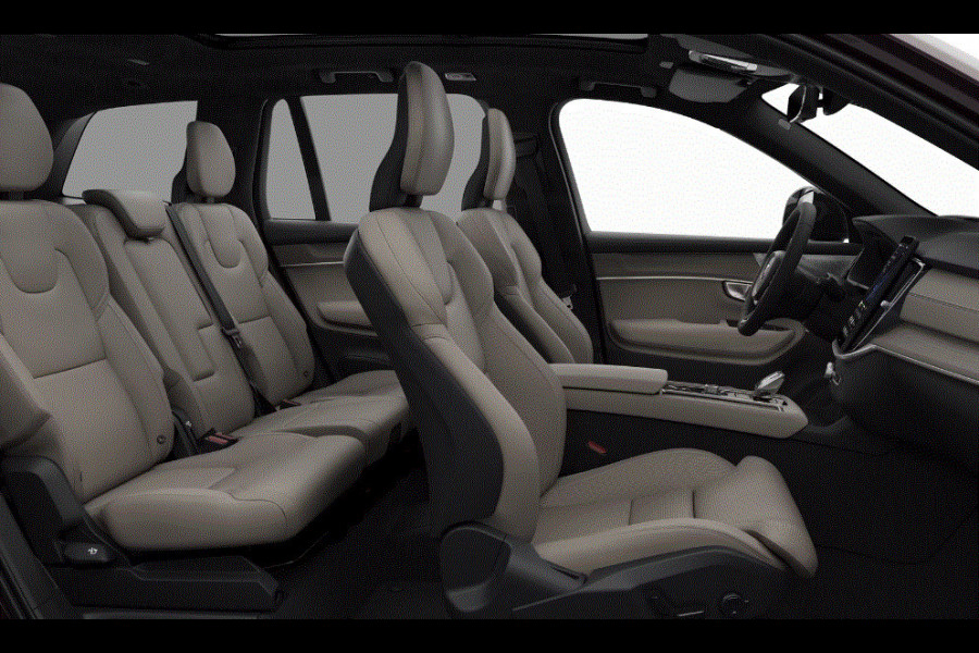 Volvo XC90 T8 455PK Automaat Plug-in Hybrid AWD Ultra Dark / Luchtvering / Bowers & Wilkins / 360 Camera / Head Up Display / Gelamineerde Ramen / 22'' Velgen /