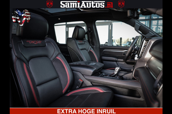 Dodge Ram 1500 TRX 6.2 4X4 | FULL PPF WRAP | HELLCAT | DIGI CLUSTER | RAMBAR | BEADLOCK WHEELS | PANORAMA | HEADUP | 360CAM | 12'' MULTIMEDIA | CARBON PACK | 3500KG | ZEER EXCLUSIEF
