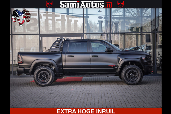 Dodge Ram 1500 TRX 6.2 4X4 | FULL PPF WRAP | HELLCAT | DIGI CLUSTER | RAMBAR | BEADLOCK WHEELS | PANORAMA | HEADUP | 360CAM | 12'' MULTIMEDIA | CARBON PACK | 3500KG | ZEER EXCLUSIEF