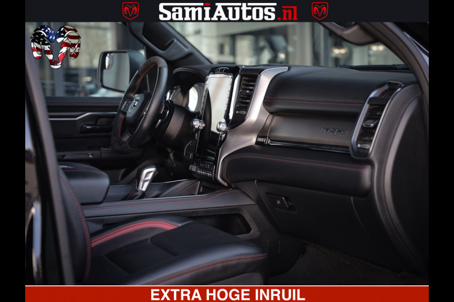 Dodge Ram 1500 TRX 6.2 4X4 | FULL PPF WRAP | HELLCAT | DIGI CLUSTER | RAMBAR | BEADLOCK WHEELS | PANORAMA | HEADUP | 360CAM | 12'' MULTIMEDIA | CARBON PACK | 3500KG | ZEER EXCLUSIEF