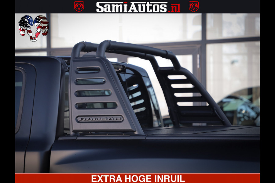 Dodge Ram 1500 TRX 6.2 4X4 | FULL PPF WRAP | HELLCAT | DIGI CLUSTER | RAMBAR | BEADLOCK WHEELS | PANORAMA | HEADUP | 360CAM | 12'' MULTIMEDIA | CARBON PACK | 3500KG | ZEER EXCLUSIEF