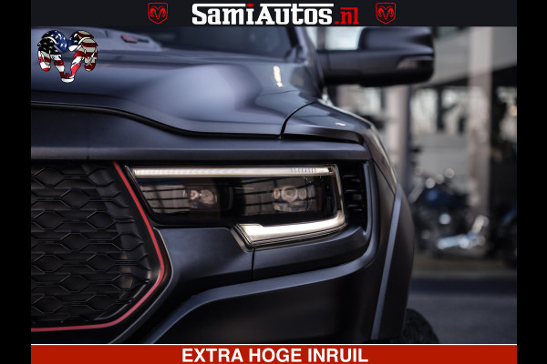 Dodge Ram 1500 TRX 6.2 4X4 | FULL PPF WRAP | HELLCAT | DIGI CLUSTER | RAMBAR | BEADLOCK WHEELS | PANORAMA | HEADUP | 360CAM | 12'' MULTIMEDIA | CARBON PACK | 3500KG | ZEER EXCLUSIEF