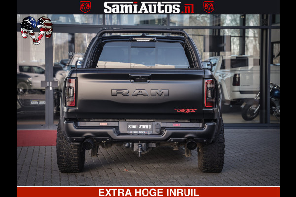 Dodge Ram 1500 TRX 6.2 4X4 | FULL PPF WRAP | HELLCAT | DIGI CLUSTER | RAMBAR | BEADLOCK WHEELS | PANORAMA | HEADUP | 360CAM | 12'' MULTIMEDIA | CARBON PACK | 3500KG | ZEER EXCLUSIEF