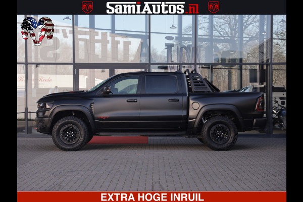 Dodge Ram 1500 TRX 6.2 4X4 | FULL PPF WRAP | HELLCAT | DIGI CLUSTER | RAMBAR | BEADLOCK WHEELS | PANORAMA | HEADUP | 360CAM | 12'' MULTIMEDIA | CARBON PACK | 3500KG | ZEER EXCLUSIEF