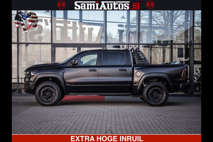 Dodge Ram 1500 TRX 6.2 4X4 | FULL PPF WRAP | HELLCAT | DIGI CLUSTER | RAMBAR | BEADLOCK WHEELS | PANORAMA | HEADUP | 360CAM | 12'' MULTIMEDIA | CARBON PACK | 3500KG | ZEER EXCLUSIEF