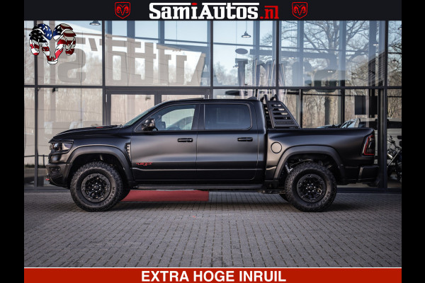 Dodge Ram 1500 TRX 6.2 4X4 | FULL PPF WRAP | HELLCAT | DIGI CLUSTER | RAMBAR | BEADLOCK WHEELS | PANORAMA | HEADUP | 360CAM | 12'' MULTIMEDIA | CARBON PACK | 3500KG | ZEER EXCLUSIEF