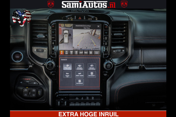 Dodge Ram 1500 TRX 6.2 4X4 | FULL PPF WRAP | HELLCAT | DIGI CLUSTER | RAMBAR | BEADLOCK WHEELS | PANORAMA | HEADUP | 360CAM | 12'' MULTIMEDIA | CARBON PACK | 3500KG | ZEER EXCLUSIEF