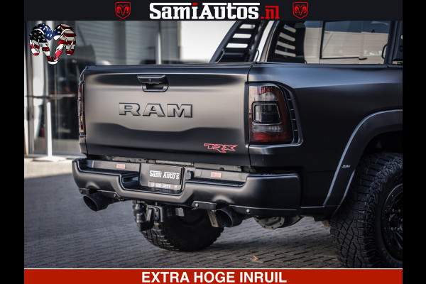 Dodge Ram 1500 TRX 6.2 4X4 | FULL PPF WRAP | HELLCAT | DIGI CLUSTER | RAMBAR | BEADLOCK WHEELS | PANORAMA | HEADUP | 360CAM | 12'' MULTIMEDIA | CARBON PACK | 3500KG | ZEER EXCLUSIEF