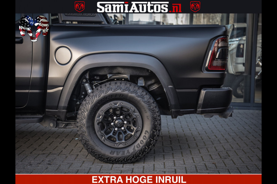 Dodge Ram 1500 TRX 6.2 4X4 | FULL PPF WRAP | HELLCAT | DIGI CLUSTER | RAMBAR | BEADLOCK WHEELS | PANORAMA | HEADUP | 360CAM | 12'' MULTIMEDIA | CARBON PACK | 3500KG | ZEER EXCLUSIEF