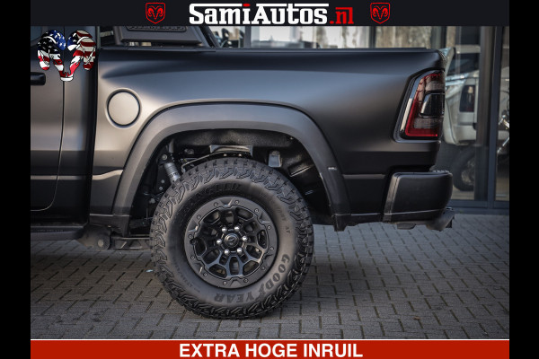 Dodge Ram 1500 TRX 6.2 4X4 | FULL PPF WRAP | HELLCAT | DIGI CLUSTER | RAMBAR | BEADLOCK WHEELS | PANORAMA | HEADUP | 360CAM | 12'' MULTIMEDIA | CARBON PACK | 3500KG | ZEER EXCLUSIEF