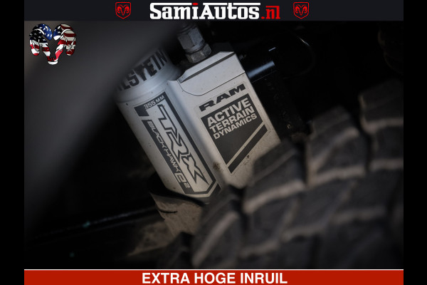 Dodge Ram 1500 TRX 6.2 4X4 | FULL PPF WRAP | HELLCAT | DIGI CLUSTER | RAMBAR | BEADLOCK WHEELS | PANORAMA | HEADUP | 360CAM | 12'' MULTIMEDIA | CARBON PACK | 3500KG | ZEER EXCLUSIEF