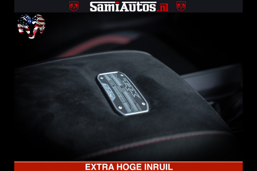 Dodge Ram 1500 TRX 6.2 4X4 | FULL PPF WRAP | HELLCAT | DIGI CLUSTER | RAMBAR | BEADLOCK WHEELS | PANORAMA | HEADUP | 360CAM | 12'' MULTIMEDIA | CARBON PACK | 3500KG | ZEER EXCLUSIEF