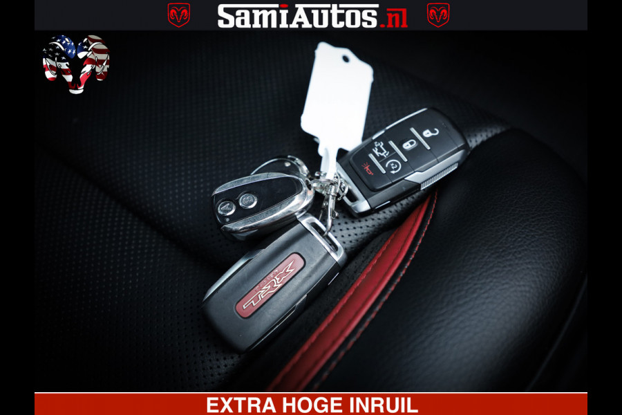 Dodge Ram 1500 TRX 6.2 4X4 | FULL PPF WRAP | HELLCAT | DIGI CLUSTER | RAMBAR | BEADLOCK WHEELS | PANORAMA | HEADUP | 360CAM | 12'' MULTIMEDIA | CARBON PACK | 3500KG | ZEER EXCLUSIEF