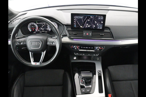 Audi Q5 Sportback 55 TFSIe S edition | Panoramadak | Bang & Olufsen | Stoelverwarming | Adaptive cruise | Luchtvering | Matrix LED | 21'' | Carplay | Half leder | Navigatie | Camera | S Line | PHEV | Plug In