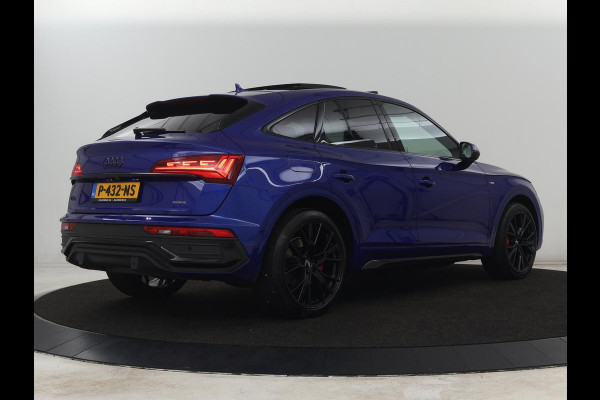 Audi Q5 Sportback 55 TFSIe S edition | Panoramadak | Bang & Olufsen | Stoelverwarming | Adaptive cruise | Luchtvering | Matrix LED | 21'' | Carplay | Half leder | Navigatie | Camera | S Line | PHEV | Plug In