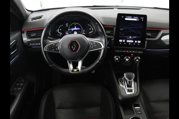 Renault Arkana 1.6 E-Tech Hybrid 145 R.S. Line | Panoramadak | Leder/Alcantara | Trekhaak | Stoelverwarming | Adaptive cruise | Camera | Carplay | Keyless | Park Assist | Full LED | Navigatie | Stuurverwarming