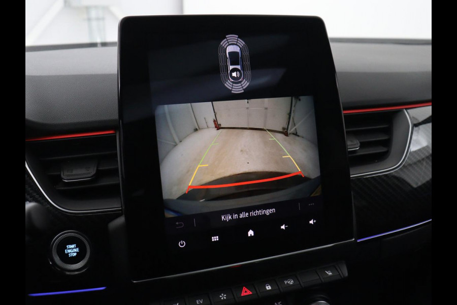 Renault Arkana 1.6 E-Tech Hybrid 145 R.S. Line | Panoramadak | Leder/Alcantara | Trekhaak | Stoelverwarming | Adaptive cruise | Camera | Carplay | Keyless | Park Assist | Full LED | Navigatie | Stuurverwarming