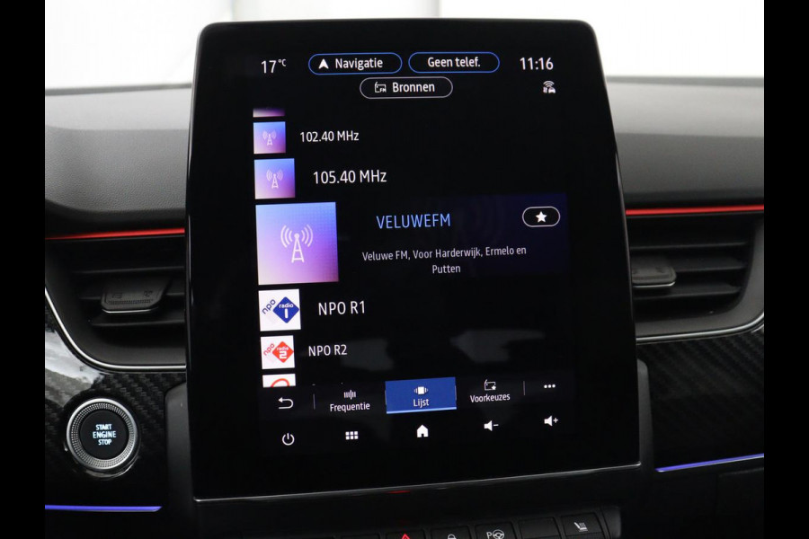 Renault Arkana 1.6 E-Tech Hybrid 145 R.S. Line | Panoramadak | Leder/Alcantara | Trekhaak | Stoelverwarming | Adaptive cruise | Camera | Carplay | Keyless | Park Assist | Full LED | Navigatie | Stuurverwarming