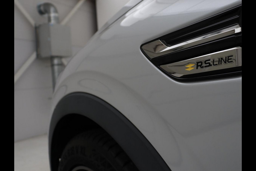 Renault Arkana 1.6 E-Tech Hybrid 145 R.S. Line | Panoramadak | Leder/Alcantara | Trekhaak | Stoelverwarming | Adaptive cruise | Camera | Carplay | Keyless | Park Assist | Full LED | Navigatie | Stuurverwarming