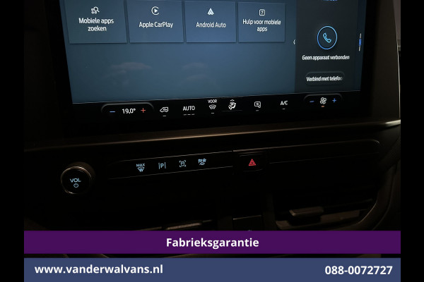 Ford Transit Custom 2.0 TDCI 136pk L2H1 Fabrieksgarantie Euro6 Airco | Camera | Apple Carplay | LED Android Auto, Cruisecontrol, Parkeersensoren, Verwarmde voorruit, Bijrijdersbank, 2740kg trekvermogen