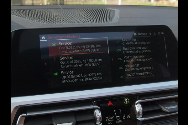 BMW 3 Serie 318i High Executive | Laser Led | Schuifdak | Camera | Sfeerverlichting | Sport stoelen leer | Zwarte Hemel |