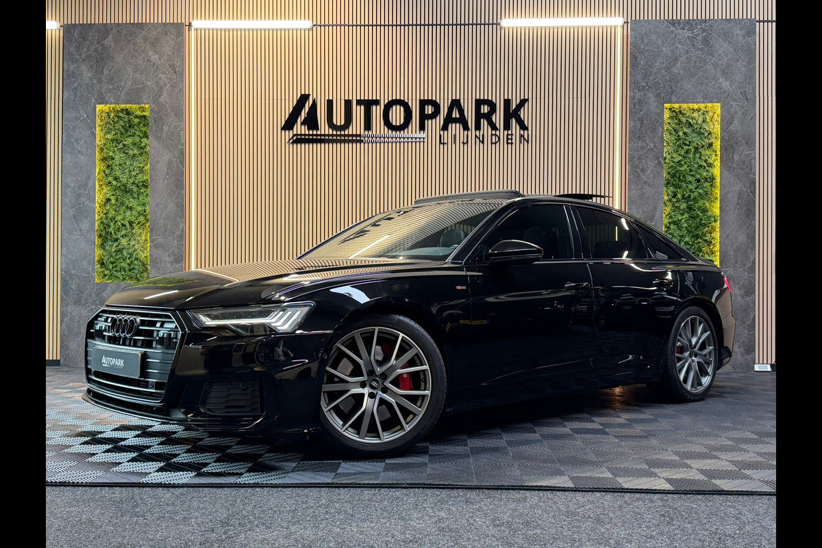 Audi A6 Limousine 50 TFSI e quattro 3x S-LINE |PANO|MATRIXLED|B&O|KEYLESS|DEALER ONDERHOUDEN|SFEERVERLICHTING|TREKHAAK|299PK|VOL!